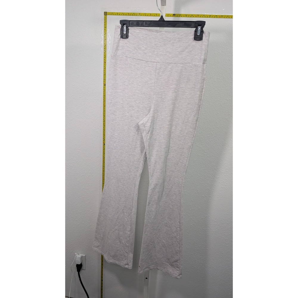 Better Together Oatmeal‎ Heather Grey Flare Leggings High Waisted Yoga Pants Med